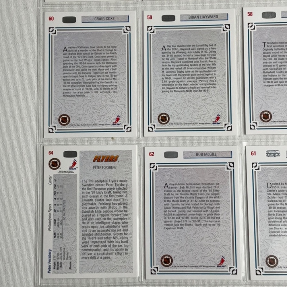 🦉1991 Upper Deck Lo series complete set. 1-500 - Picture 9 of 12